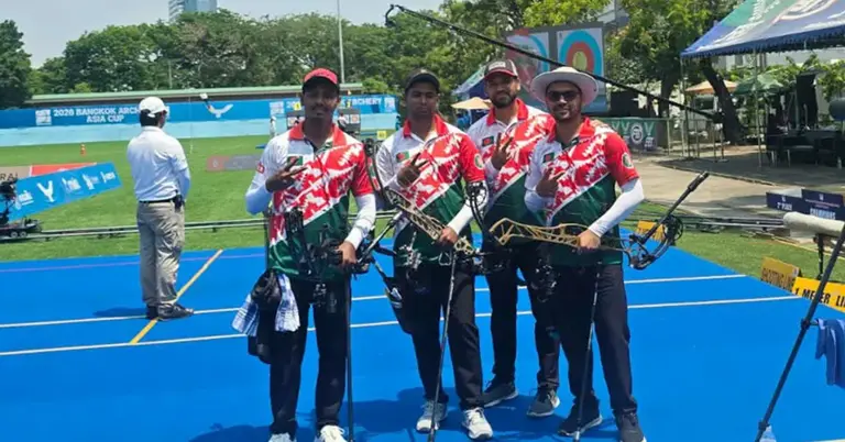 এশিয়ান আরচ্যারিতে স্বর্ণ জয়